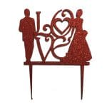 تاپر کیک LOVE مدل STA135