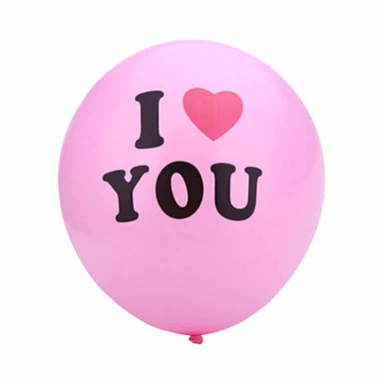 بادکنک لاتکس I love you مدل STLB142