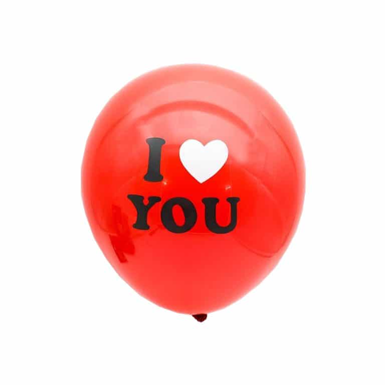 بادکنک لاتکس I love you مدل STLB142