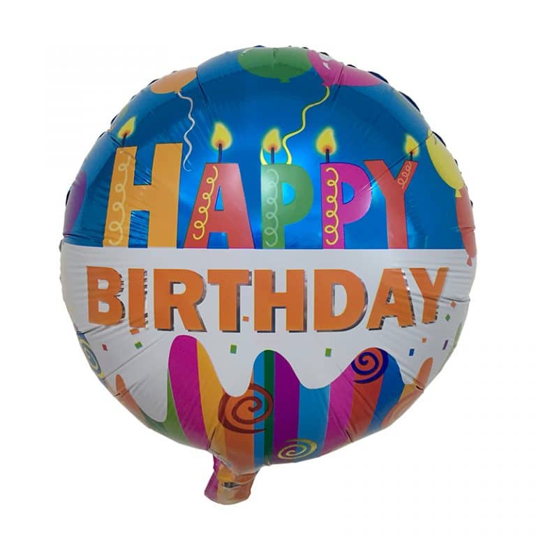 بادکنک فویلی Happy Birthday مدل STF164